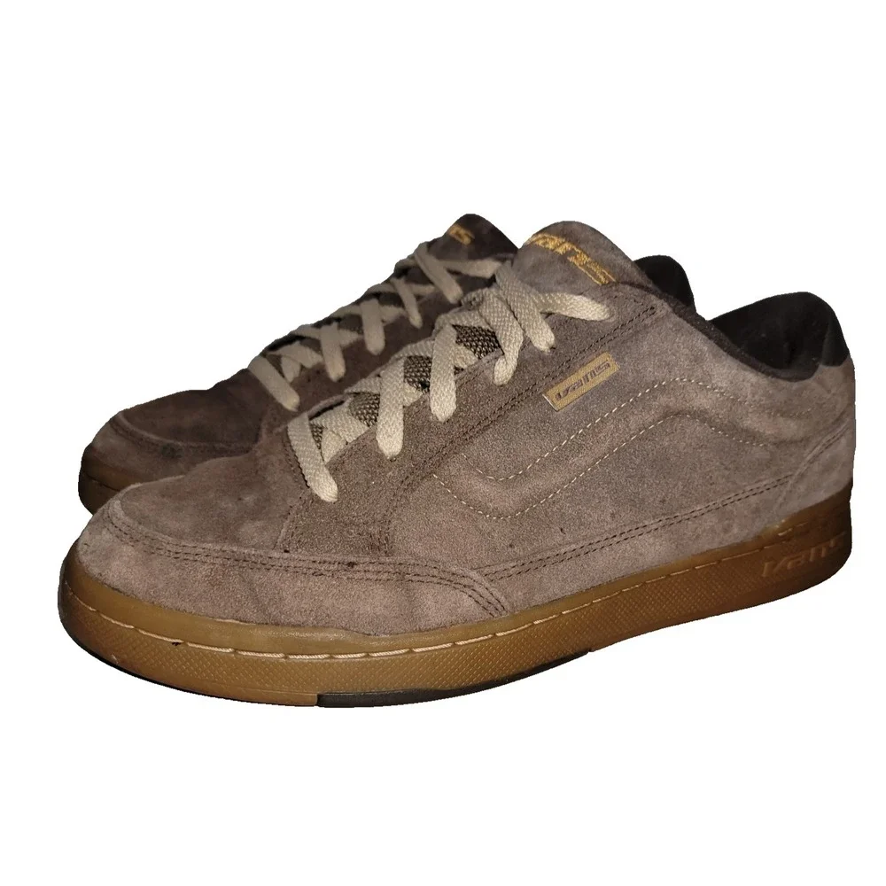Vintage VANS Brown Chunky Y2K Skateboarding Snooka Shoes Sneakers Mens US 11.5